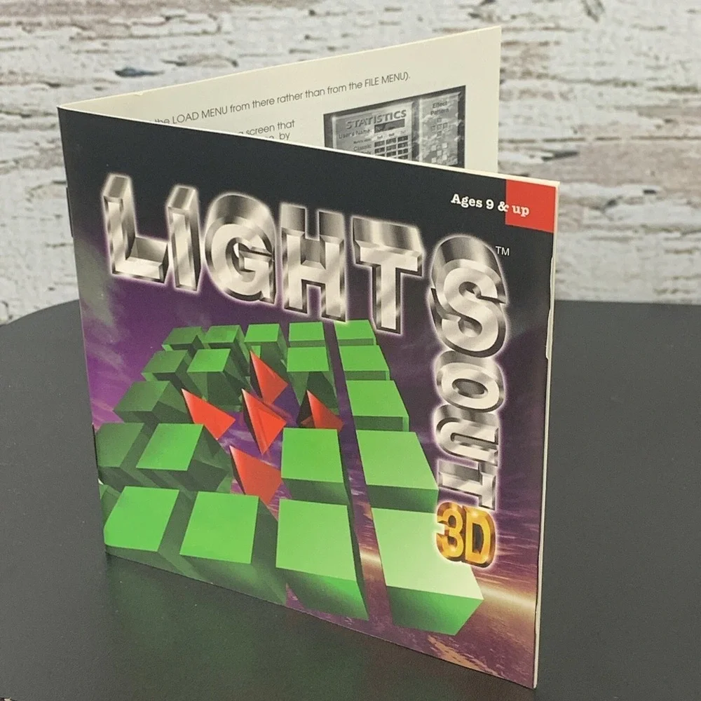 Lights Out 3D By‎ Tiger Interactive Windows/Mac [1996]